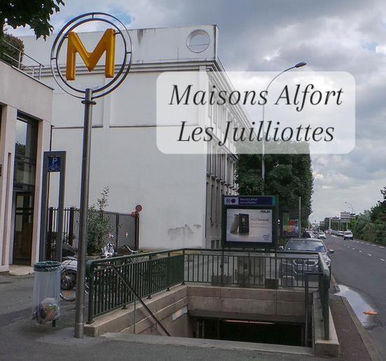 Escale-Marne Fr - 201 - Free Parking - Free Luggage Storage - All Equipped - Linen Included - Washing Machine - Luxury Emma Mattress 160X200 - 10Mn Walk Metro 8 - Rer A - Panoramic View - From 1 To 6 Guests Maisons-Alfort Eksteriør billede