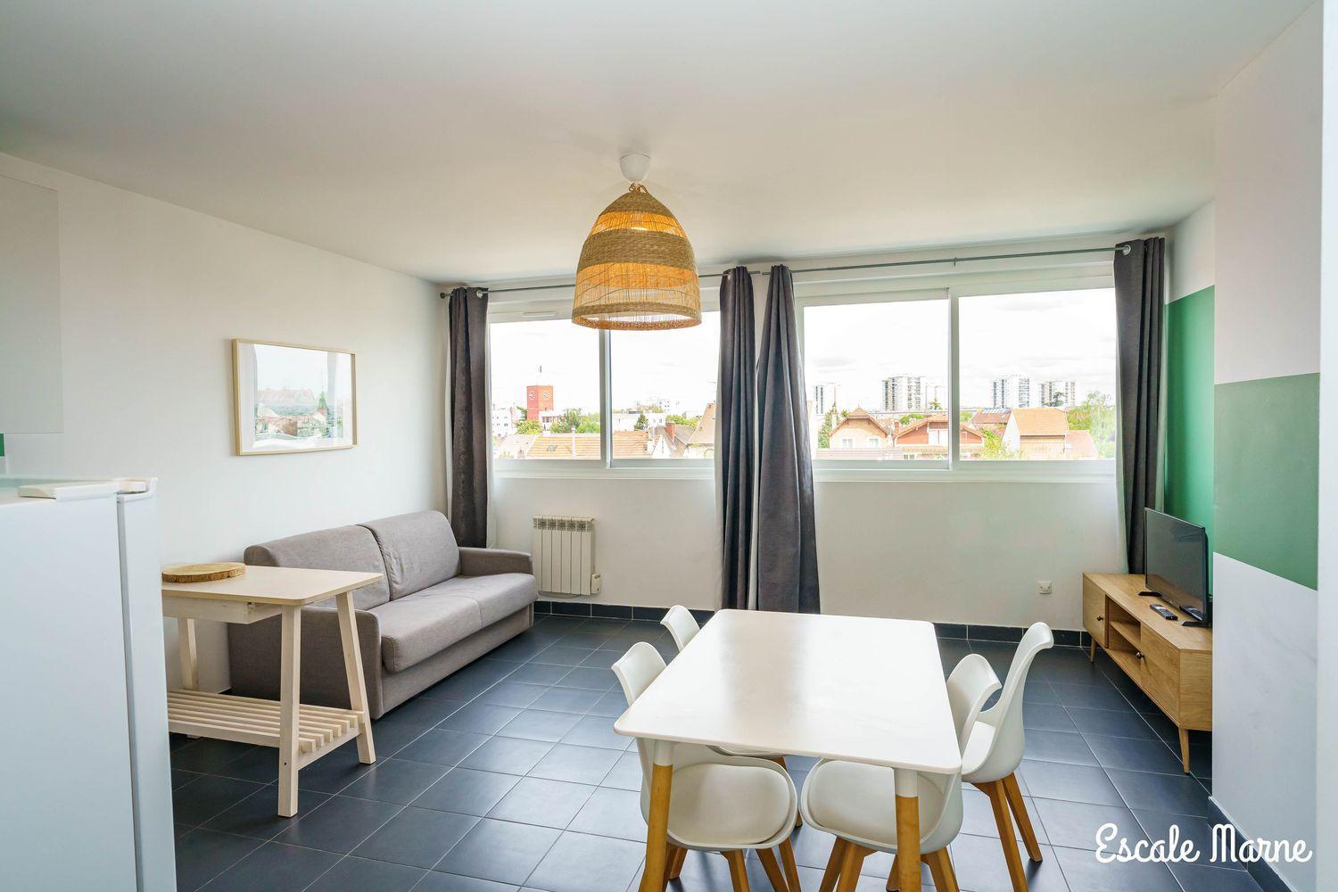 Escale-Marne Fr - 201 - Free Parking - Free Luggage Storage - All Equipped - Linen Included - Washing Machine - Luxury Emma Mattress 160X200 - 10Mn Walk Metro 8 - Rer A - Panoramic View - From 1 To 6 Guests Maisons-Alfort Eksteriør billede